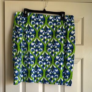 Melly M geometric print skirt